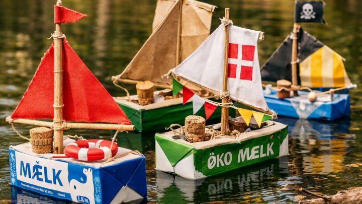 billede af Skibe af mælkekartonner
